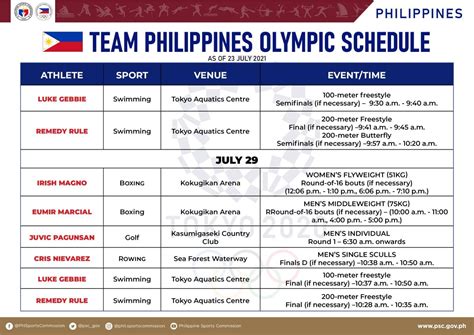 schedule 2019 philippines|Team Philippines Schedule .